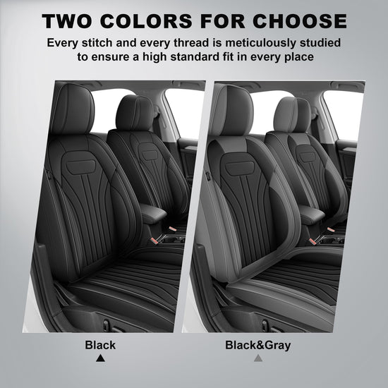 AOMSAZTO vehicle seat cover — Waterproof faux leather for Ford Focus 2009-2018