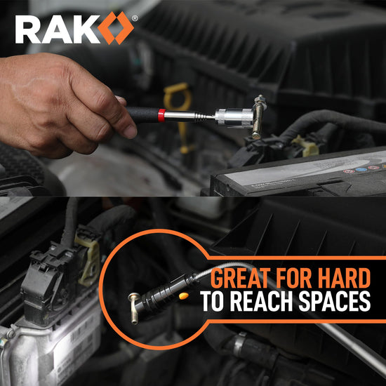 RAK magnetic pickup tool set - versatile inspection and retrieval tools for men