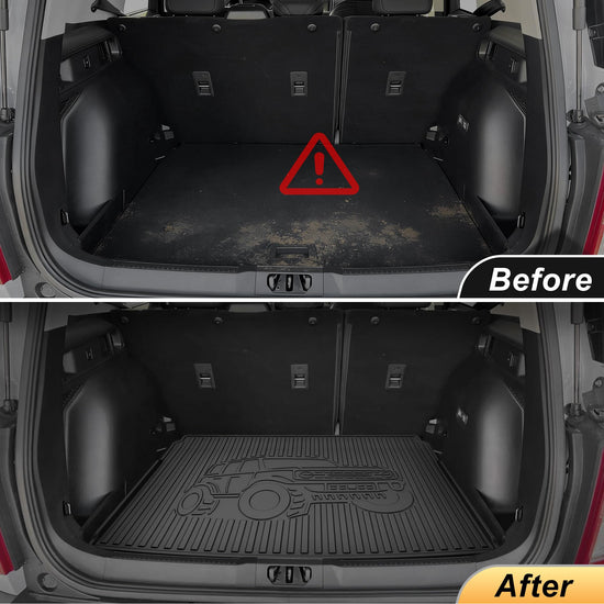 AOMSAZTO vehicle mat with all weather protection for Ford Bronco Sport 2021-2026.