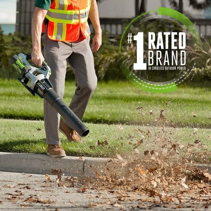 EGO Power+ leaf blower — Variable-speed operation, battery and charger not includedEGO Power+ leaf blower — Variable-speed operation, battery and charger not included