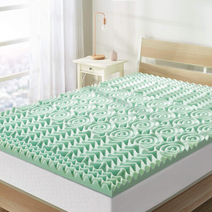 MATTRESS_COVER — Green tea infused memory foam topper