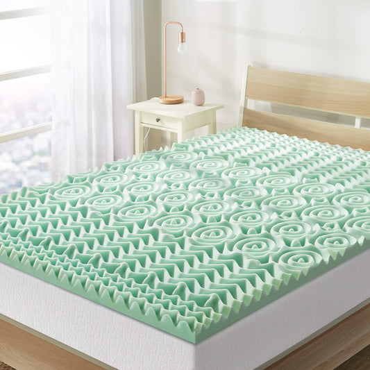 MATTRESS_COVER — Green tea infused memory foam topper
