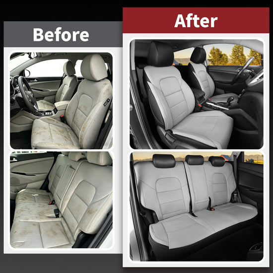 HKZ vehicle seat cover — Custom leather seats for Hyundai Tucson 2019-2021