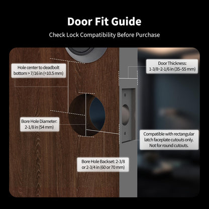 Aqara smart lock - fingerprint keyless entry with Apple Home support and touchscreen keypad