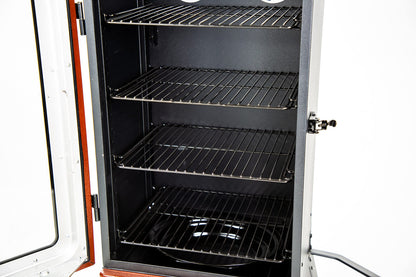 Pit Boss food smoker — 3-series gas vertical smoker in red hammertone