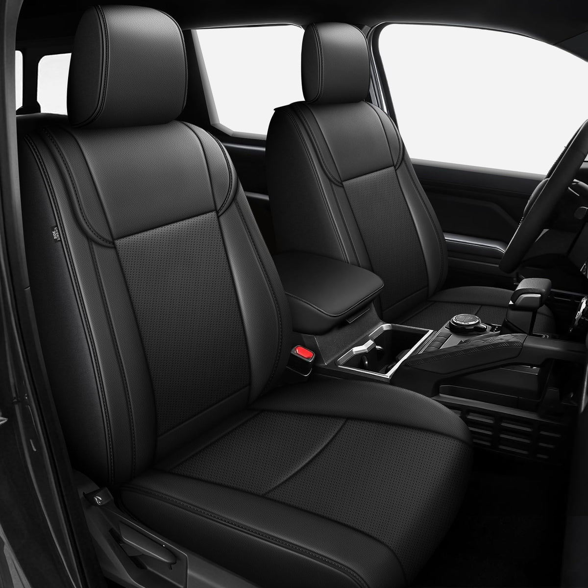 AOMSAZTO Tacoma seat covers - custom fit faux leather for Toyota Tacoma 2024-2026