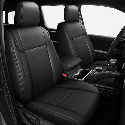 AOMSAZTO Tacoma seat covers - custom fit faux leather for Toyota Tacoma 2024-2026