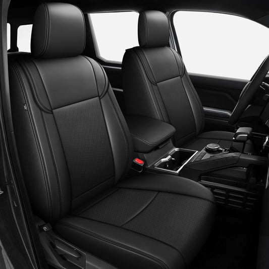 AOMSAZTO Tacoma seat covers - custom fit faux leather for Toyota Tacoma 2024-2026
