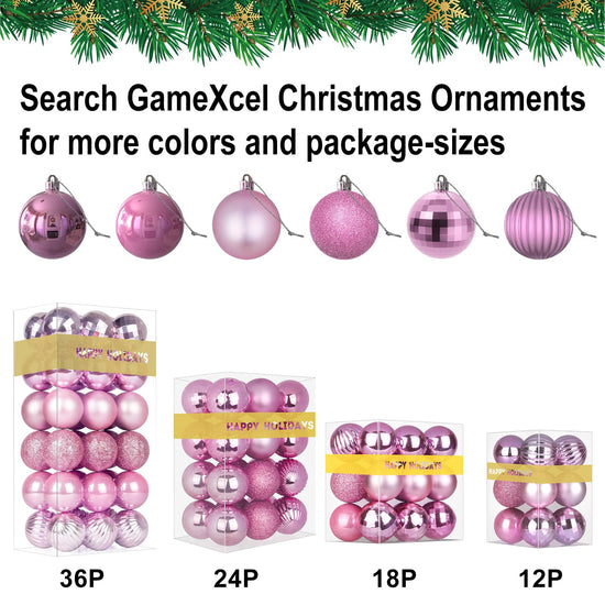 Hanging ornament — shatterproof large Christmas ball decorations for tree