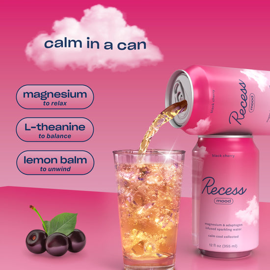 Recess drink — magnesium calming beverage, 12 ounce, pack of 12
