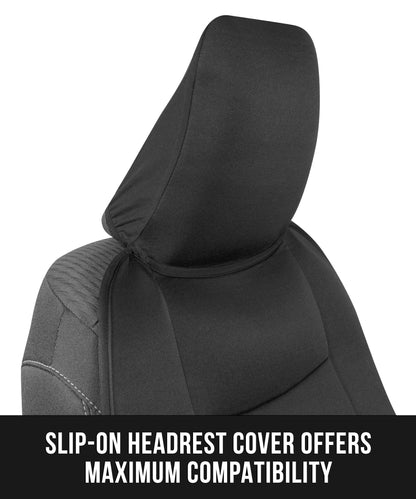 BDK vehicle seat cover — EasyFit design with headrest cover and slip-on installation