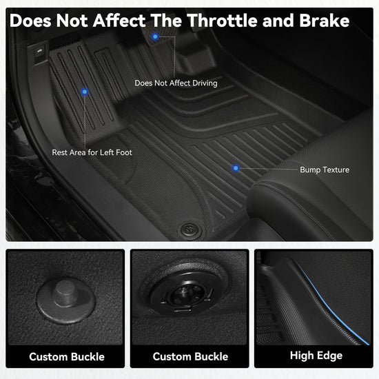 AOMSAZTO vehicle mat — All weather trunk liner for Chevy Trailblazer 2021-2026