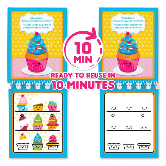 Art and craft kit — scented reusable water reveal activity books by Scentco