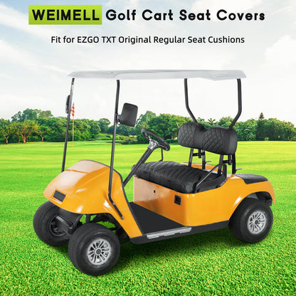 WEIMELL vehicle seat cover — Vinyl leather for EZGO TXT 1994-2013, easy to install and clean