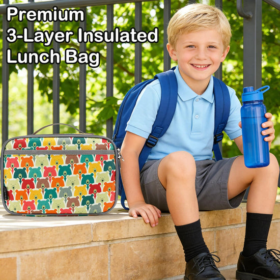 FlowFly meal holder — insulated soft bag mini cooler for kids and adults