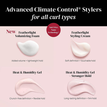 Ouidad Advanced Climate Control gel — Crunch-free, soft hold for defined curls