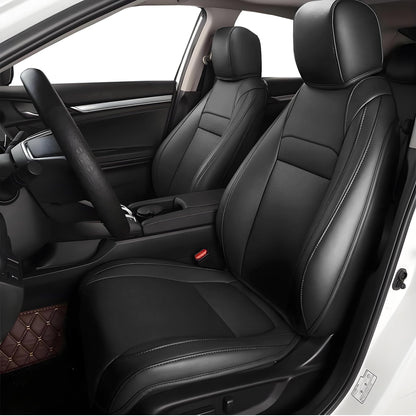 AOMSAZTO vehicle seat covers — custom fit faux leather for Honda Civic Hatchback 2022-2025