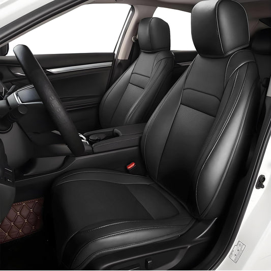 AOMSAZTO vehicle seat covers — custom fit faux leather for Honda Civic Hatchback 2022-2025