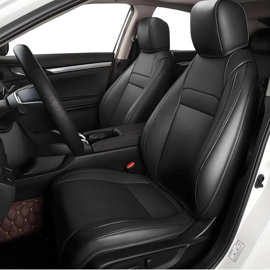 AOMSAZTO vehicle seat covers — custom fit faux leather for Honda Civic Hatchback 2022-2025