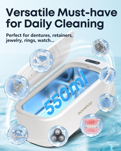 Lab supply — Ultrasonic jewelry cleaner with degas function and 30W power