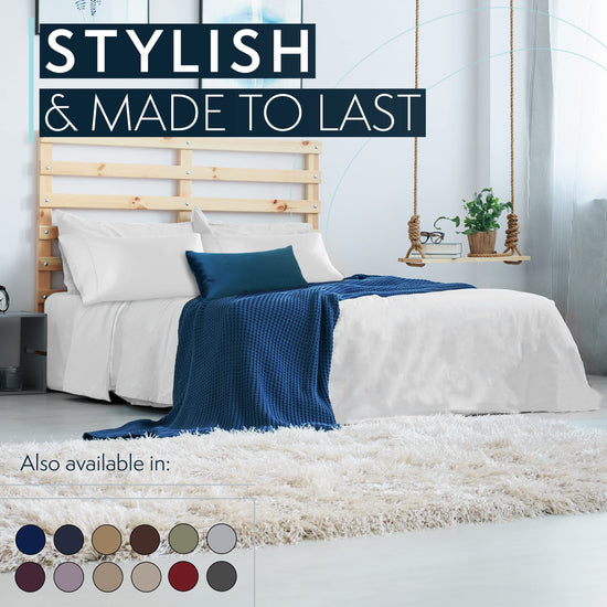 HC Collection bed linen set — 16 inch deep pockets for bedding sheets and pillowcases
