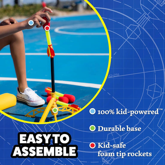 Toys and games — Stomp Rocket original ultra rocket launcher for outdoor fun