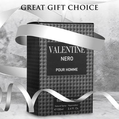 Personal fragrance — Woody aromatic scent with floral and mineral notes by Valentine Nero 100ml