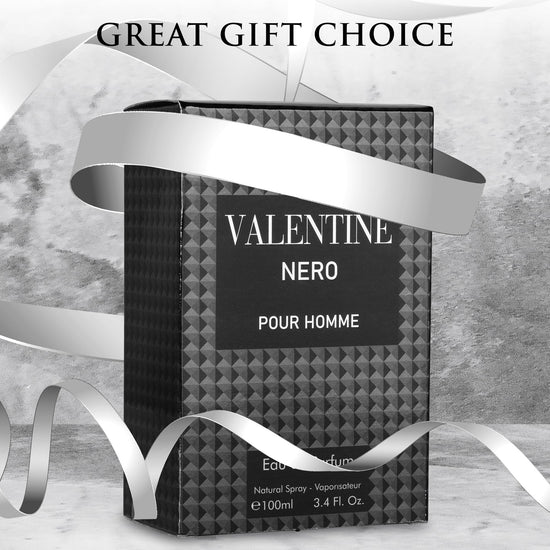 Personal fragrance — Woody aromatic scent with floral and mineral notes by Valentine Nero 100ml