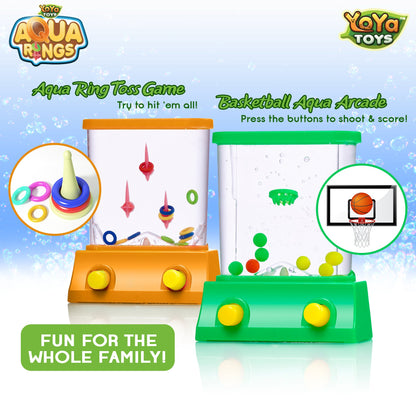 YoYa Toys Aqua Rings handheld water game - set of 2 with nostalgic design