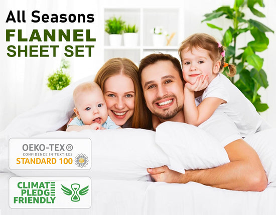 Bed linen set — 100% cotton flannel by Ruvanti