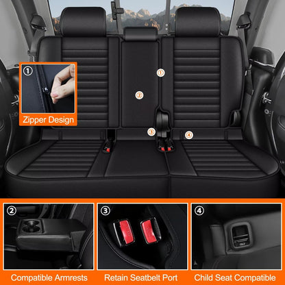 Vehicle seat cover — Custom fit leather for Jeep Gladiator 2020-2026