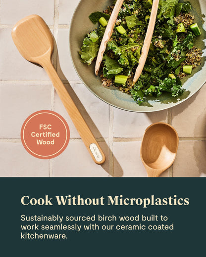 Food spatula — Made from FSC-certified birch wood, no microplastics