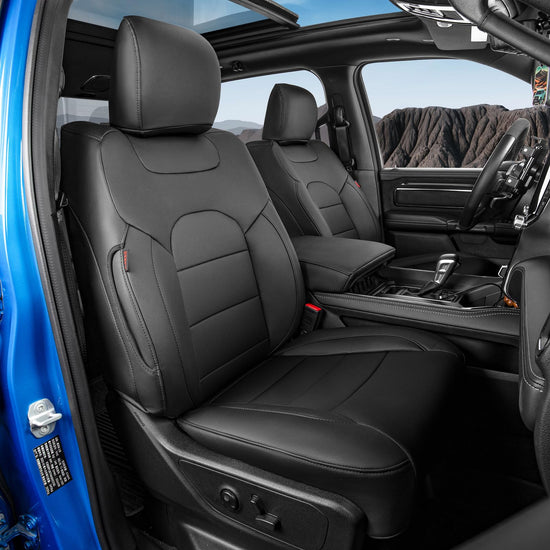 Vehicle seat cover — Luxury waterproof faux leather for 2024-2026 Ford Ranger