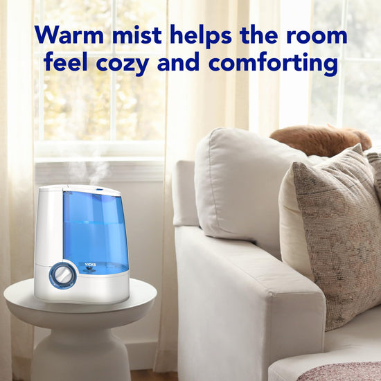 Vicks humidifier — warm mist technology