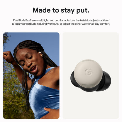 Google Pixel Buds Pro 2 — Wireless earbuds with active noise cancellation