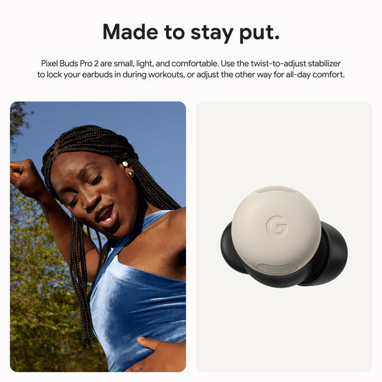 Google Pixel Buds Pro 2 — sterling color headphones