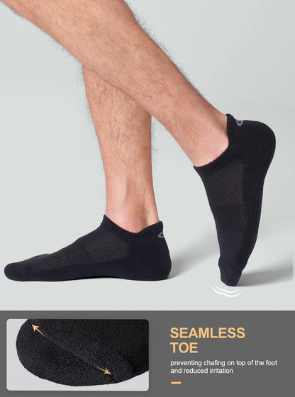 CS CelerSport ankle athletic running socks - low cut sports tab for men and women