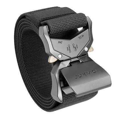 JUKMO tactical belt — military hiking rigger with heavy duty quick release buckle