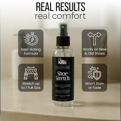 Textile deodorizer — Shoe stretch spray for leather and suede 4 oz by FOOTMATTERS