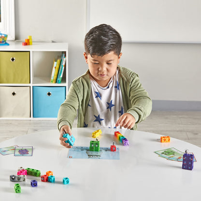 hand2mind MathLink cubes - numberblocks activity set for preschool learning