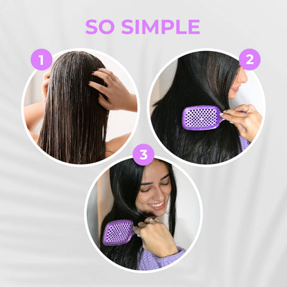 FHI Heat - UNbrush detangling brush combo pack — DuoFlex anti static hair brush and vented detangler brush for pain-free styling.