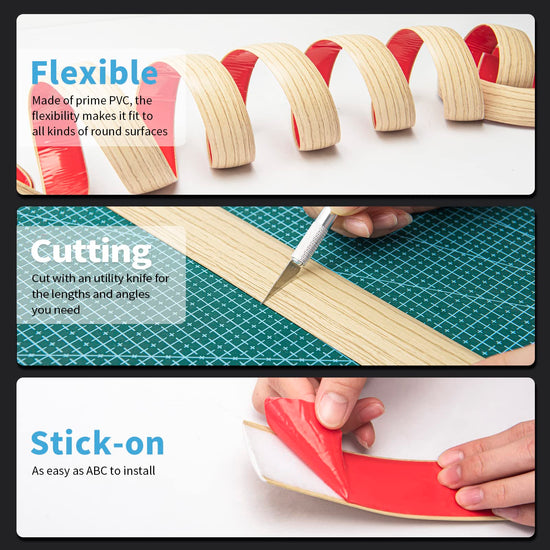 Art3d self adhesive vinyl floor transition strip — versatile laminate floor divider strip