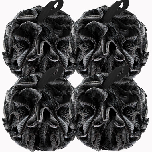 BCKENEY bathing sponge — soft mesh exfoliating loofa for men and women