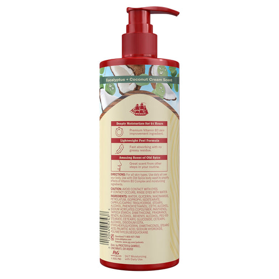 Skin moisturizer — Old Spice formula for hydration and freshness