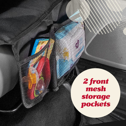 Vehicle seat cover — Gray child car seat protector