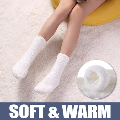 CHOWISH women's fuzzy slipper socks — super soft fluffy cozy winter socks