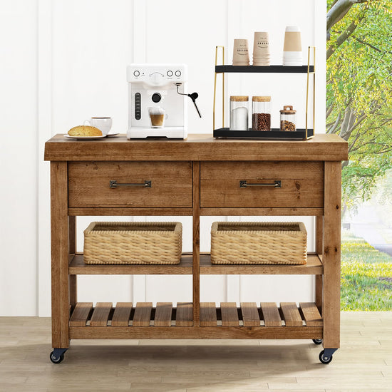 Forbena 2 tier shelf — countertop organizer for bathroom and kitchen storage
