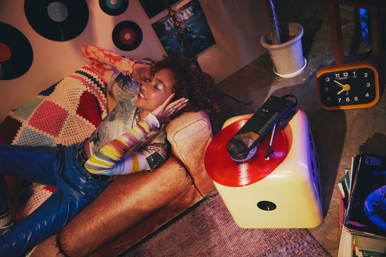 Audio-Technica turntable — portable Bluetooth Sound Burger model