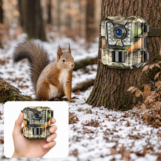 LynHawk Trail Camera, 30MP 1280P HD Game Camera Motion Activated with Night Vision, IP66 Waterproof Deer Cameras for Backyard and Outdoor Wildlife Monitoring