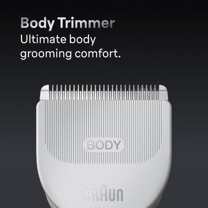 Braun Series 7 74 hair trimmer — stainless steel, waterproof, cordless